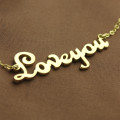 Personalised I Love You Name Necklace Personalised French font I Love You name necklace product image