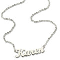 Personalised Karen-style name necklace gallery image
