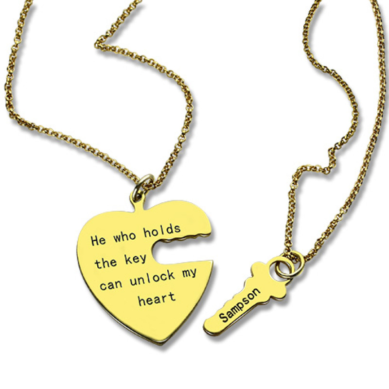 He Who Holds the Key couple necklace set image