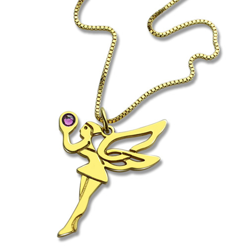 Fairy birthstone necklace product image