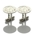 Engraved Monogram Cufflinks Engraved monogram cufflinks product view