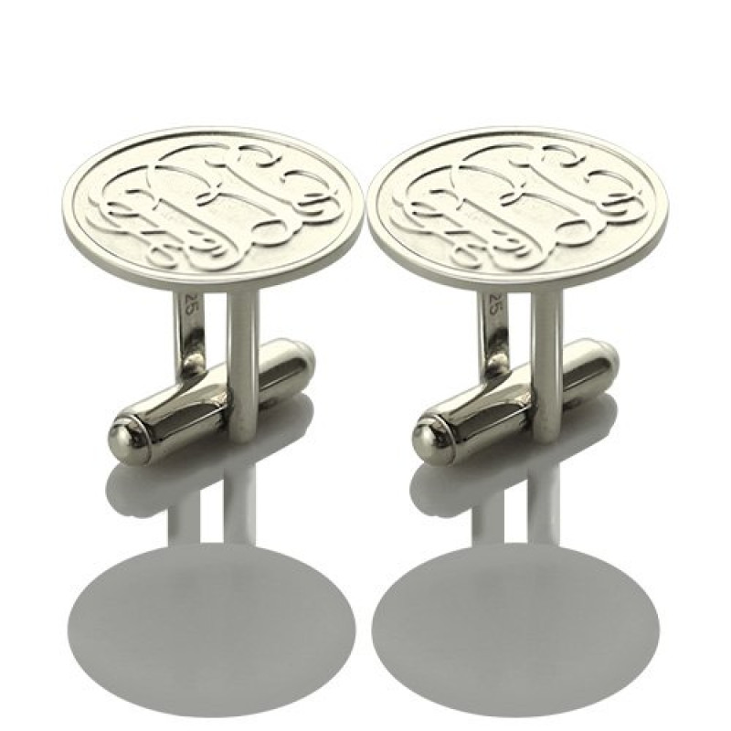 Engraved Monogram Cufflinks Engraved monogram cufflinks product view