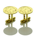 Engraved Monogram Cufflinks Product View Engraved monogram cufflinks product view