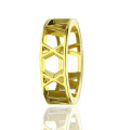 Roman numeral date jewellery ring product view
