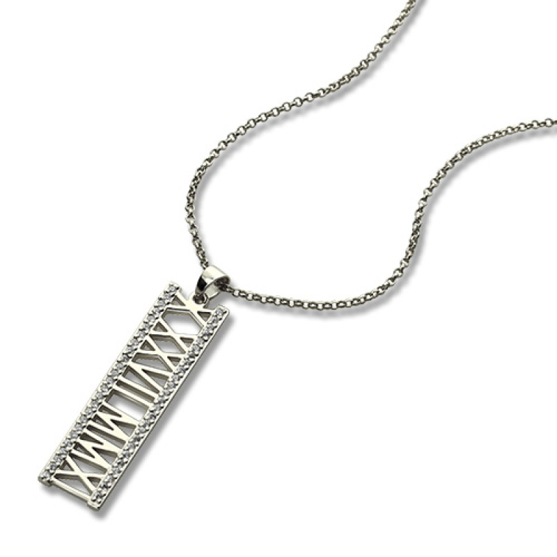 Personalised vertical necklace product image