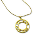 Double Circle Roman Numeral Necklace Double-circle Roman numeral necklace product image
