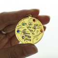 Family Tree Birthstone Necklace Detail Family tree birthstone name necklace detail