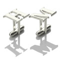 Initial Monogram Cufflinks Personalised initial monogram cufflinks