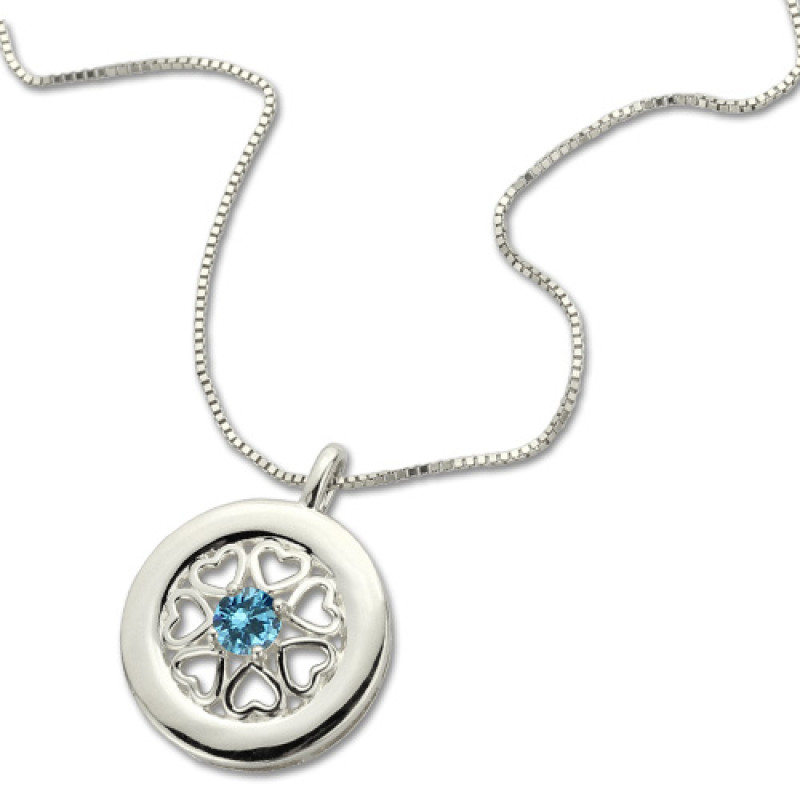 Birthstone Hearts All Around pendant necklace product image