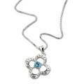 Four-Leaf Clover Birthstone Necklace View Four-leaf clover birthstone necklace product view