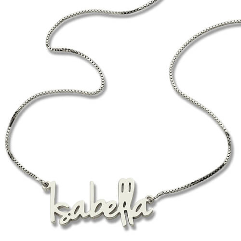 Small personalised name necklace gallery image