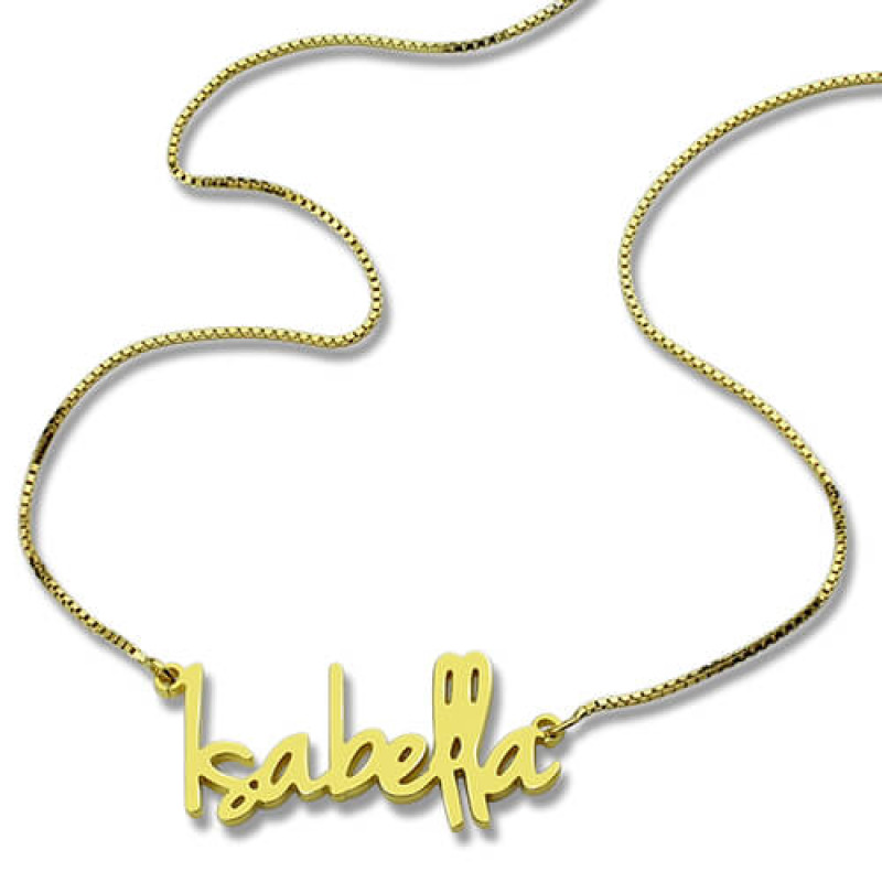 Small personalised name necklace product image