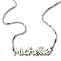 Handwriting Name Necklace Product View Personalised handwriting-style name necklace product view