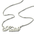 Personalised Carrie nameplate necklace product image