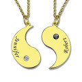 Personalised Yin Yang Necklace Set Personalised Yin Yang necklace set product image