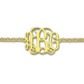 Personalised monogram name bracelet