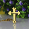 Personalised Cross Name Necklace Personalised cross name necklace product image