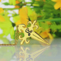 St James cross initial necklace gallery image