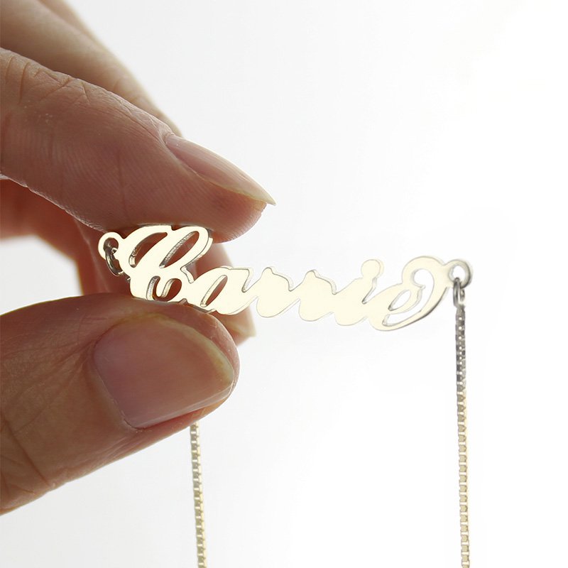 Personalised Carrie name necklace product image
