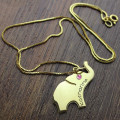 Personalised elephant charm necklace product image