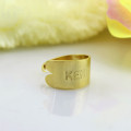 Personalised Script Name Cuff Ring Personalised script name cuff ring product image