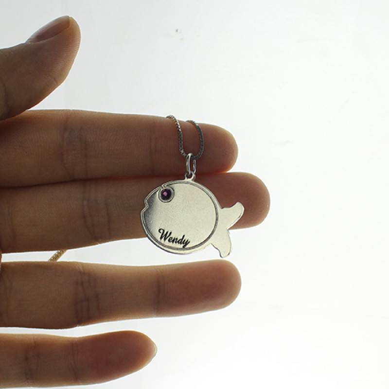 Fish Name Necklace Fish name necklace product image