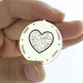 Engraved family tree necklace product image