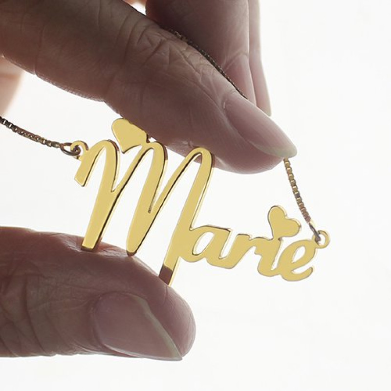 Personalised girls nameplate necklace product image
