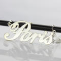Paris Style Name Necklace Alternate View Paris-style personalised name necklace alternate view
