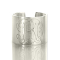 Personalised monogram cuff ring product image