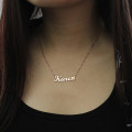 Personalised Karen style name necklace product image