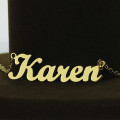 Personalised Karen style name necklace