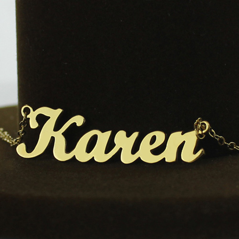 Karen Style Personalised Name Necklace Karen style personalised name necklace product image