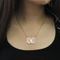 Custom Monogram Initial Necklace Custom monogram initial necklace product image