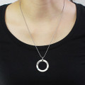 Engraved Circle of Love Necklace Engraved Circle of Love necklace product view