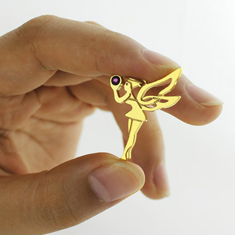 Fairy birthstone necklace product image