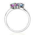 Personalised mother’s name birthstone ring product view