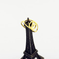 Eye Initial Ring Gallery Personalised eye-shaped initial ring gallery image