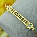 Birthstone Name Bracelet Personalised birthstone name bracelet product image
