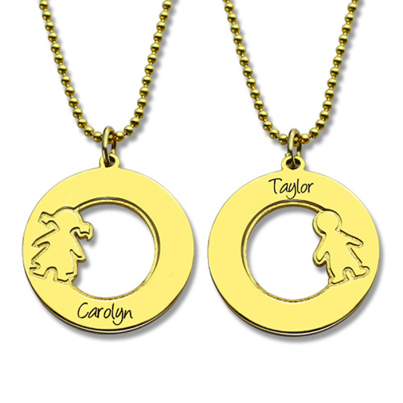 Personalised Circle Name Necklace Personalised circle name necklace product view