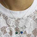 Personalised Birthstone Infinity Charm Necklace Personalised birthstone infinity charm necklace product image