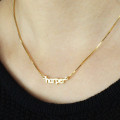 Personalised Mini Name Necklace Personalised mini name necklace gallery image