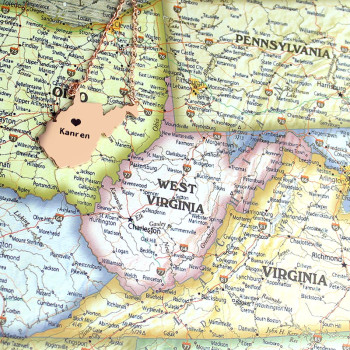 West Virginia State Shaped Necklaces With Heart Name Rose Gold West Virginia State Shaped Necklaces With Heart Name Rose Gold