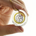 Engraved Family Tree Necklace Grandma Family Tree Names Necklace product image