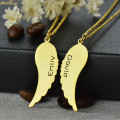 Angel Wings Pendant Necklace Set Angel wings pendant necklace set for couples