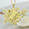 Kids personalised horse necklace product image