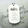 Men's dog tag name necklace product image