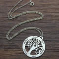 Personalised Tree of Life Family Necklace Personalised Tree of Life family necklace in silver