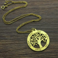 Tree of Life Family Name Necklace Alternate View Tree of Life family name necklace alternate product view