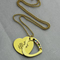 Personalised Mother Heart Necklace Personalised mother heart necklace